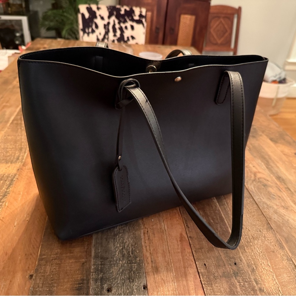 Sole Society Black Tote Bag